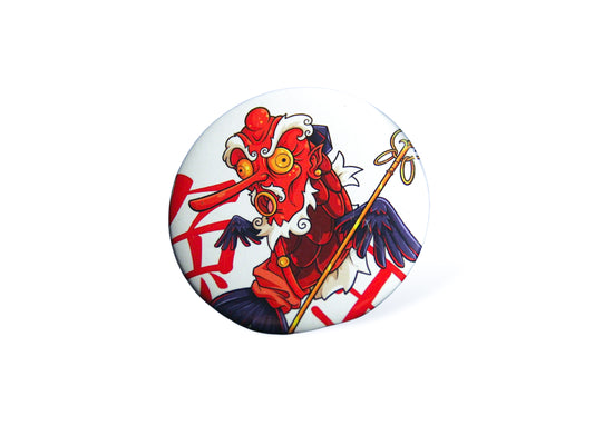 Pin's sur fond blanc