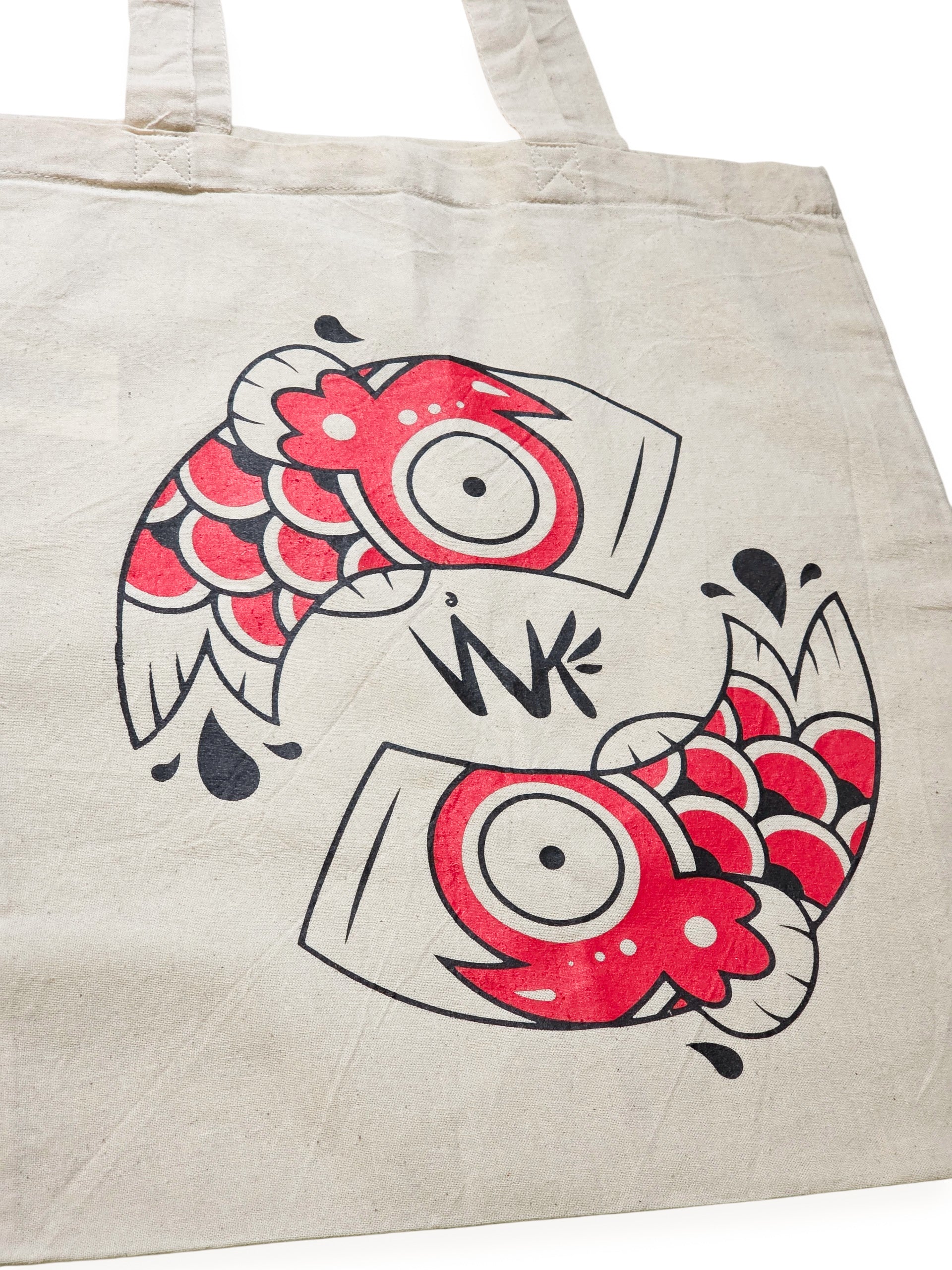 Sac coton serigraphie Logo Wink Winkoff bicouleur 