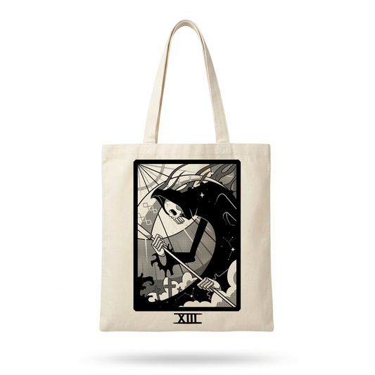 Sac tissu sergraphie artisanale tarot