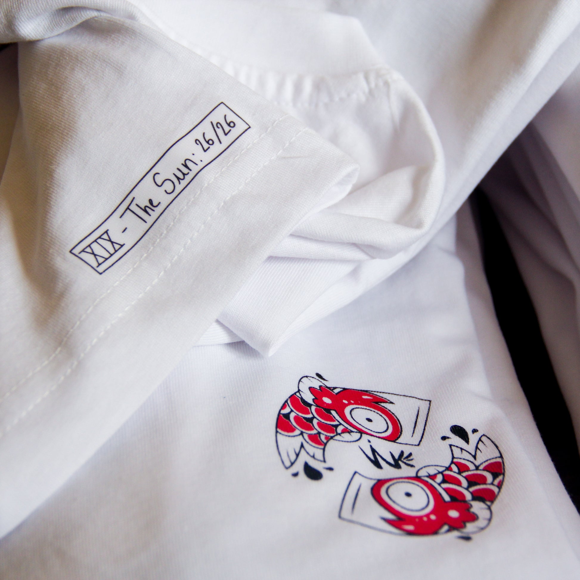 Flocage du numéro et logo des t-shirt winks. T-shirts en vrac 